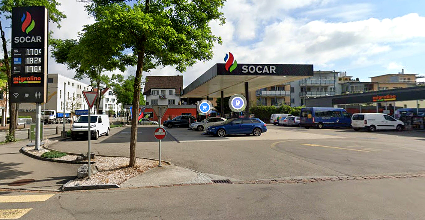 Tankstelle SOCAR mit Migrolino